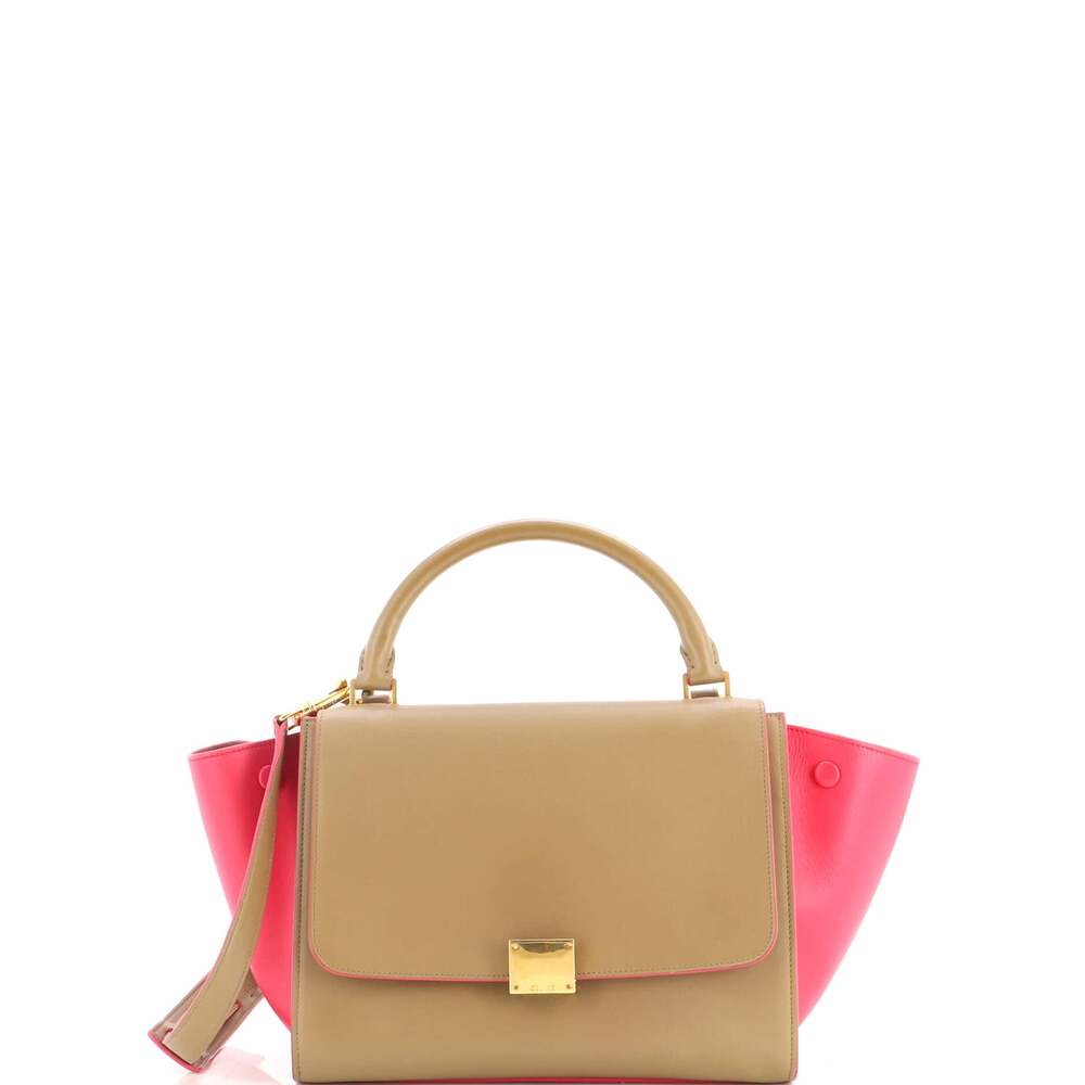 Celine Trapeze Bag Leather Small #312048C90B